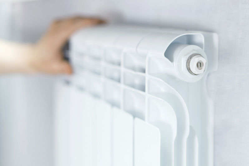 Designer radiator installation